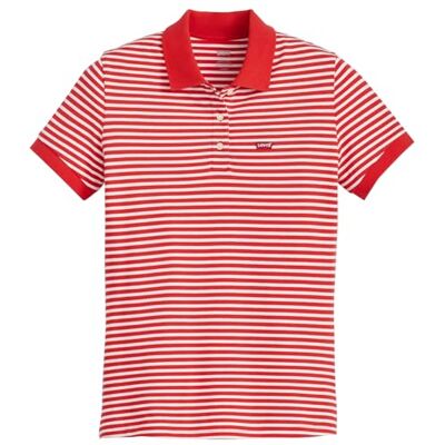Levi's Hm Polo Marigold Stripe Mars Red Levi's Hm Polo Marigold Stripe Mars Red