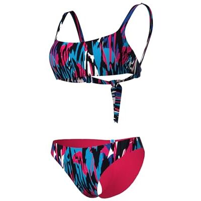 ARENA Damen Women's Water Prints Bikini Bralette Two Piece Swimsuit (1er Pack) ARENA Damen Women's Water Prints Bikini Bralette Two Piece Swimsuit (1er Pack)