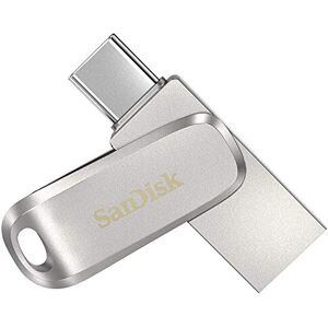 SanDisk Ultra Dual Drive Luxe USB Type-C and Type-A 1TB, up to 150MB/s, USB 3.1 Gen 1, All Metal, 2-in-1 Device SanDisk Ultra Dual Drive Luxe USB Type-C and Type-A 1TB, up to 150MB/s, USB 3.1 Gen 1, All Metal, 2-in-1 Device