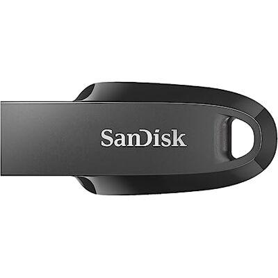 SanDisk Ultra Curve 3.2 Flash-Laufwerk 64 GB (bis zu 100 MB/s Lesen, RescuePRO Deluxe-Software, Schlüsselringöse) Schwarz SanDisk Ultra Curve 3.2 Flash-Laufwerk 64 GB (bis zu 100 MB/s Lesen, RescuePRO Deluxe-Software, Schlüsselringöse) Schwarz
