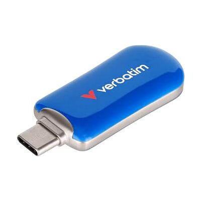 Verbatim Plectra USB-C Stick 64GB USB 3.2 Gen1 Speicherstick 100MB/s USB-C Flash Drive, kompakt mit bis zu 100 MB/s, Speicher für iPad, iPhone, Smartphone, Laptop, PC, kompatibel mit Mac/Windows Verbatim Plectra USB-C Stick 64GB USB 3.2 Gen1 Speicherstick 100MB/s USB-C Flash Drive, kompakt mit bis zu 100 MB/s, Speicher für iPad, iPhone, Smartphone, Laptop, PC, kompatibel mit Mac/Windows