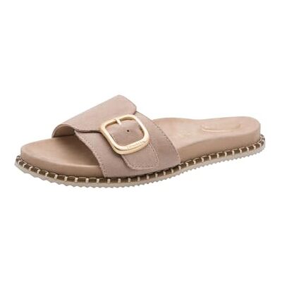 Tamaris Comfort Damen Mule Flat MultiAdjustable BEIGE Suede 42 Tamaris Comfort Damen Mule Flat MultiAdjustable BEIGE Suede 42