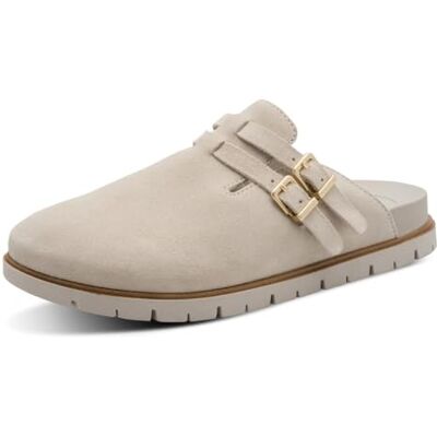 Tamaris Comfort Damen Mule Flat Taupe 39 Tamaris Comfort Damen Mule Flat Taupe 39