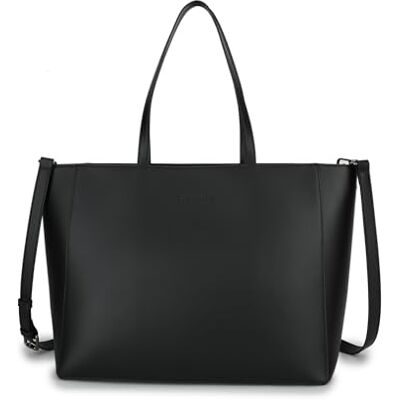 Carlheim Women's Totebags ELLA PREMIUM Genuine Leather, Black Carlheim Women's Totebags ELLA PREMIUM Genuine Leather, Black