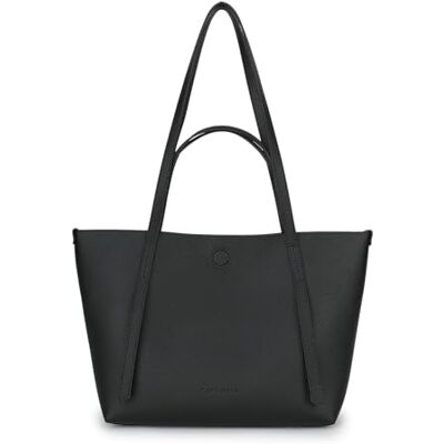 Carlheim Women's Totebags ELLA PREMIUM Genuine Leather, Black Carlheim Women's Totebags ELLA PREMIUM Genuine Leather, Black