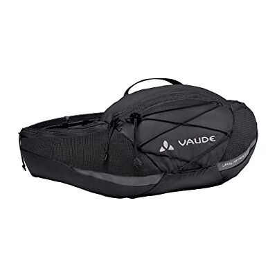 VAUDE Uphill Hip Pack 2 Liter, Hüfttasche, Black, Einheitsgröße Bikebauchtasche mit drei Fächern, 3D Mesh am Rücken, elastischer Gurt, bis 4 kg Beladung, 170 g VAUDE Uphill Hip Pack 2 Liter, Hüfttasche, Black, Einheitsgröße Bikebauchtasche mit drei Fächern, 3D Mesh am Rücken, elastischer Gurt, bis 4 kg Beladung, 170 g