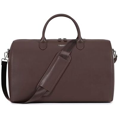 Carlheim Voyage Genuine Leather Weekender Duffel Bag (Brown) Carlheim Voyage Genuine Leather Weekender Duffel Bag (Brown)