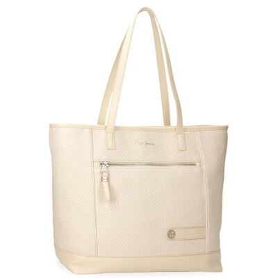 Pepe Jeans Sprig Brieftaschen, Geldbörsen, Geldbörsen, Casual, aus Kunstleder von Joumma Bags, beige, Talla única, Tragetasche Pepe Jeans Sprig Brieftaschen, Geldbörsen, Geldbörsen, Casual, aus Kunstleder von Joumma Bags, beige, Talla única, Tragetasche