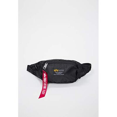 Alpha Unisex Crew Waist Bag, Black, One Size Alpha Unisex Crew Waist Bag, Black, One Size