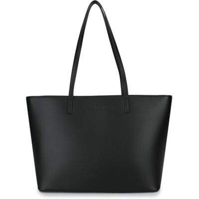 Carlheim Women's Totebags ELLA PREMIUM Genuine Leather, Black Carlheim Women's Totebags ELLA PREMIUM Genuine Leather, Black