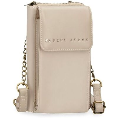 Pepe Jeans Joumma Bags Morgan Casual Tagesrucksack, Reisetaschen, beige und schwarz, Kunstleder für Damen, beige, Talla única, Umhängetasche Pepe Jeans Joumma Bags Morgan Casual Tagesrucksack, Reisetaschen, beige und schwarz, Kunstleder für Damen, beige, Talla única, Umhängetasche