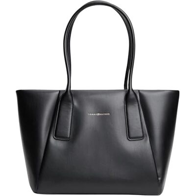Tommy Hilfiger Damen Tote Bag Tasche Essential mit Reißverschluss, Schwarz (Black), Einheitsgröße Tommy Hilfiger Damen Tote Bag Tasche Essential mit Reißverschluss, Schwarz (Black), Einheitsgröße