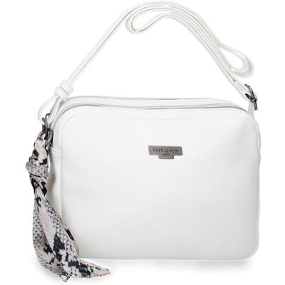 Pepe Jeans Margaret Shoulder Bag Blanco 21x15x6 cm Polyester von PU von Joumma Bags Pepe Jeans Margaret Shoulder Bag Blanco 21x15x6 cm Polyester von PU von Joumma Bags