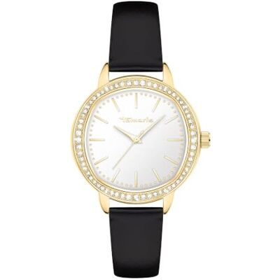 Tamaris Damen Armbanduhr ovale Quarzuhr mit Zirkoniasteinen 3ATM hautfreundlich 34mm Lederarmband perfekte Geschenkidee Tamaris Damen Armbanduhr ovale Quarzuhr mit Zirkoniasteinen 3ATM hautfreundlich 34mm Lederarmband perfekte Geschenkidee