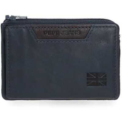 Pepe Jeans Indiana Wallet mit Kartenhalter Blau 11x7x1. 5 cm Leather von Joumma Bags Pepe Jeans Indiana Wallet mit Kartenhalter Blau 11x7x1. 5 cm Leather von Joumma Bags
