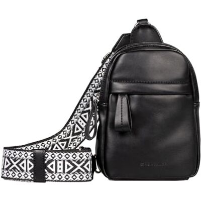 TOM TAILOR Palina Damen Umhängetasche Crossbody Bag Klein Schwarz TOM TAILOR Palina Damen Umhängetasche Crossbody Bag Klein Schwarz