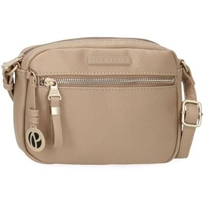 Pepe Jeans Elia Umhängetasche Beige 21 x 14 x 5 cm Kunstleder by Joumma Bags, Beige, Talla única, Umhängetasche Pepe Jeans Elia Umhängetasche Beige 21 x 14 x 5 cm Kunstleder by Joumma Bags, Beige, Talla única, Umhängetasche