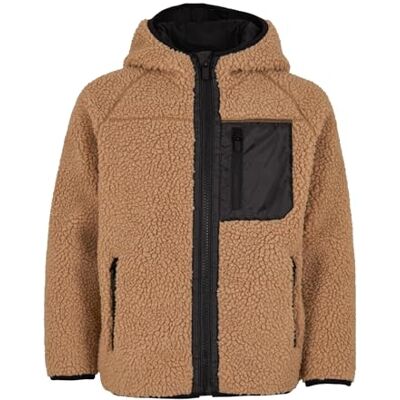 Brandit Kids Teddyfl. Jacket Hood 15Y, Farbe: camel, Größe: 122/128 Brandit Kids Teddyfl. Jacket Hood 15Y, Farbe: camel, Größe: 122/128