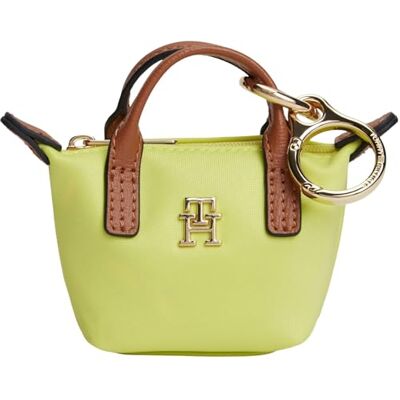 Tommy Hilfiger Damen Schlüsselanhänger Charms Popette Nano in Tote-Bag-Form, Grün (Lime Zing), Einheitsgröße Tommy Hilfiger Damen Schlüsselanhänger Charms Popette Nano in Tote-Bag-Form, Grün (Lime Zing), Einheitsgröße