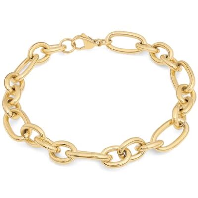 Tamaris Schmuck für Damen aus Edelstahl, Chunky Glieder Armbänder in elegantem & coolen Look, wasserfest, Gold Tamaris Schmuck für Damen aus Edelstahl, Chunky Glieder Armbänder in elegantem & coolen Look, wasserfest, Gold