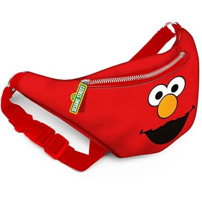 KARACTERMANIA Sesamstraße Elmo Face-Kleiner Fancy Bauchtasche, Rot, 5 x 14 cm KARACTERMANIA Sesamstraße Elmo Face-Kleiner Fancy Bauchtasche, Rot, 5 x 14 cm