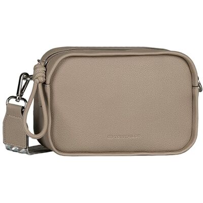 TOM TAILOR Tatiana Damen Umhängetasche Handtasche Camera Bag Mittelgroß Taupe TOM TAILOR Tatiana Damen Umhängetasche Handtasche Camera Bag Mittelgroß Taupe