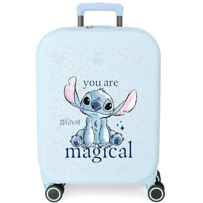 Disney Joumma Bags Stitch You Are Magical Kabinenkoffer-Set, aus ABS, einem robusten und leichten Material, seitlicher Kombinationsverschluss, Are Magical, Koffer Disney Joumma Bags Stitch You Are Magical Kabinenkoffer-Set, aus ABS, einem robusten und leichten Material, seitlicher Kombinationsverschluss, Are Magical, Koffer