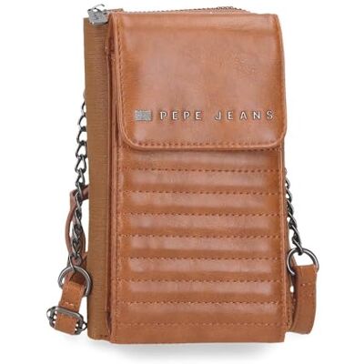 Pepe Jeans Biker, Kulturbeutel, Umhängetaschen, perfekt zum Organisieren, mehrere Fächer von Joumma Bags, braun, Cartera bandolera, Umhängetasche Pepe Jeans Biker, Kulturbeutel, Umhängetaschen, perfekt zum Organisieren, mehrere Fächer von Joumma Bags, braun, Cartera bandolera, Umhängetasche