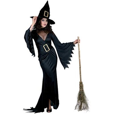 Ciao - Black Witch costume disguise girl woman adult (One size) Ciao - Black Witch costume disguise girl woman adult (One size)