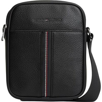 Tommy Hilfiger Herren Crossbody Bag Tasche Central Mini mit Reißverschluss, Schwarz (Black), Einheitsgröße Tommy Hilfiger Herren Crossbody Bag Tasche Central Mini mit Reißverschluss, Schwarz (Black), Einheitsgröße