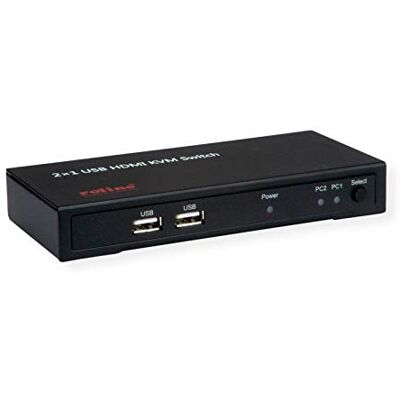 ROLINE KVM Switch, HDMI 4K, USB, 1 User 2 PC ROLINE KVM Switch, HDMI 4K, USB, 1 User 2 PC