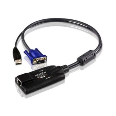 Aten USB VGA to Cat5e/6 KVM Adapter Cable (CPU Module), schwarz Aten USB VGA to Cat5e/6 KVM Adapter Cable (CPU Module), schwarz