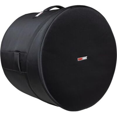 Gator Cases ICON-Serie Premium Bass Drum Gigbag, 20" x 16", wetterfest Strapazierfähiges Nylon, dicke Polsterung, verstärkte Gummi-Stellfläche, Heavy Duty Reißverschluss (GP-ICON-2016BD) Gator Cases ICON-Serie Premium Bass Drum Gigbag, 20" x 16", wetterfest Strapazierfähiges Nylon, dicke Polsterung, verstärkte Gummi-Stellfläche, Heavy Duty Reißverschluss (GP-ICON-2016BD)