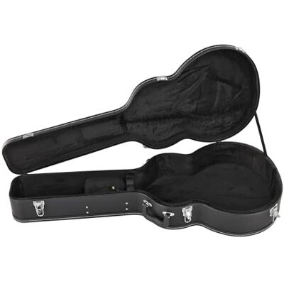 GEWA Holzkoffer mit Kunststoffbezug schwarz für Jumbo/Jazz Gitarre 6-saitig Formkoffer schwarz GEWA Holzkoffer mit Kunststoffbezug schwarz für Jumbo/Jazz Gitarre 6-saitig Formkoffer schwarz