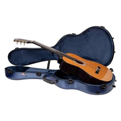 Crossrock Polycarbonat Koffer passend für 4/4 Klassikgitarren, kratzfester Flightcase in Blau (CRF4020CBL) Crossrock Polycarbonat Koffer passend für 4/4 Klassikgitarren, kratzfester Flightcase in Blau (CRF4020CBL)