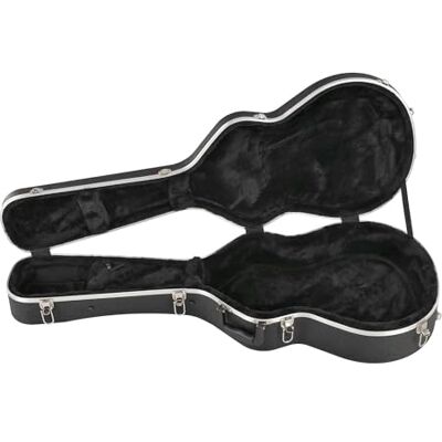 GEWA Gitarrenkoffer ABS, Schalenkoffer für Westerngitarre 6-saitig, schwarz Formkoffer schwarz GEWA Gitarrenkoffer ABS, Schalenkoffer für Westerngitarre 6-saitig, schwarz Formkoffer schwarz