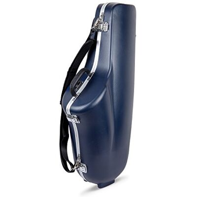 Crossrock Konturierter ABS-geformter Altsaxophonkoffer mit einzelnem Gurt Crossrock Konturierter ABS-geformter Altsaxophonkoffer mit einzelnem Gurt