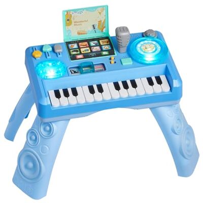 VEVOR Aktivitätstisch, Musiktischspielzeug mit 133 Klangquellen, Aufnahmefunktion & LED-DJ-Plattenspieler, Kinderlerntisch, Interaktiver Spieltisch für Geburtstage, Geschenk für Kinder 6-18 Monate VEVOR Aktivitätstisch, Musiktischspielzeug mit 133 Klangquellen, Aufnahmefunktion & LED-DJ-Plattenspieler, Kinderlerntisch, Interaktiver Spieltisch für Geburtstage, Geschenk für Kinder 6-18 Monate