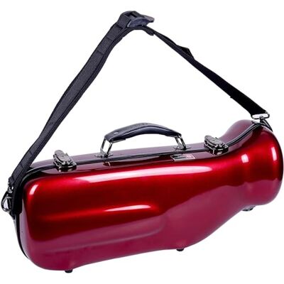 Crossrock Fiberglas-Tasche für Trompete mit abnehmbaren Schultergurten, Rot (CRF1020TRRD) Crossrock Fiberglas-Tasche für Trompete mit abnehmbaren Schultergurten, Rot (CRF1020TRRD)