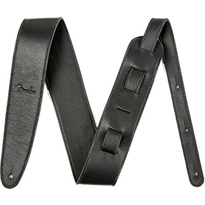 Fender 6,4 cm (2,5 Zoll) Artisan Leather schwarz Fender 6,4 cm (2,5 Zoll) Artisan Leather schwarz