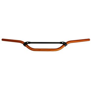 ACCOSSATO Lenker aus eloxiertem Aluminium, Orange mit Querträger für Kawasaki KLX von 2010 bis 2016 (CC 125), mittlere Höhe ACCOSSATO Lenker aus eloxiertem Aluminium, Orange mit Querträger für Kawasaki KLX von 2010 bis 2016 (CC 125), mittlere Höhe