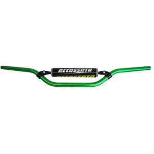 ACCOSSATO Lenker aus eloxiertem Aluminium, grün mit Schläger+Stoßfänger für Kawasaki KLX von 2014 bis 2016 (CC 150), mittlere Höhe ACCOSSATO Lenker aus eloxiertem Aluminium, grün mit Schläger+Stoßfänger für Kawasaki KLX von 2014 bis 2016 (CC 150), mittlere Höhe