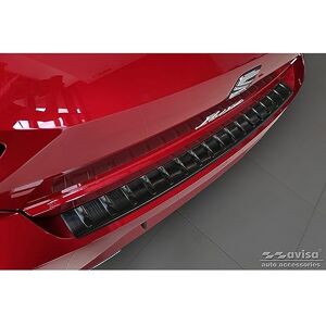 Avisa Schwarz Edelstahl Heckstoßstangenschutz kompatibel mit Seat Ibiza 6F Facelift 2021- 'Ribs' Avisa Schwarz Edelstahl Heckstoßstangenschutz kompatibel mit Seat Ibiza 6F Facelift 2021- 'Ribs'