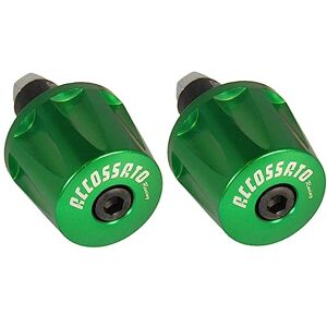 ACCOSSATO Paar grüne Beschwerungsgewichte für Lenker mit Innenloch von 12 mm bis 20 mm für Kawasaki Er-6n ab 2012 bis 2016 (CC 650) ACCOSSATO Paar grüne Beschwerungsgewichte für Lenker mit Innenloch von 12 mm bis 20 mm für Kawasaki Er-6n ab 2012 bis 2016 (CC 650)
