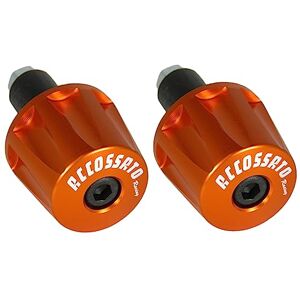 ACCOSSATO Paar orangefarbene Gegengewichte für Lenker mit Innenloch von 12 mm bis 20 mm für Benelli Bn 302 von 2015 bis 2017 (CC 300) ACCOSSATO Paar orangefarbene Gegengewichte für Lenker mit Innenloch von 12 mm bis 20 mm für Benelli Bn 302 von 2015 bis 2017 (CC 300)