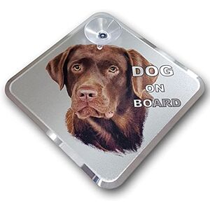 Avisa AutoTattoo Aufkleber Dog on Board Labrador 11,5x11,5cm Avisa AutoTattoo Aufkleber Dog on Board Labrador 11,5x11,5cm