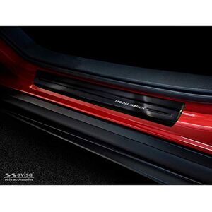 Avisa Schwarz Edelstahl Einstiegsleisten kompatibel mit Mazda CX-30 2019- Gebürsteter Stahl 'Special Edition' 4-Teilig Avisa Schwarz Edelstahl Einstiegsleisten kompatibel mit Mazda CX-30 2019- Gebürsteter Stahl 'Special Edition' 4-Teilig