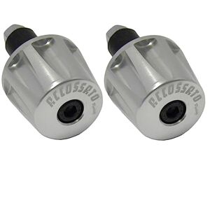 ACCOSSATO Paar Lenkergewichte Silber für Lenker mit Innenloch von 12 mm bis 20 mm für Kawasaki Zx10r 2011 bis 2016 (CC 1000) ACCOSSATO Paar Lenkergewichte Silber für Lenker mit Innenloch von 12 mm bis 20 mm für Kawasaki Zx10r 2011 bis 2016 (CC 1000)