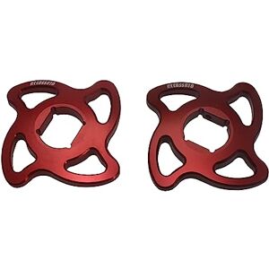 ACCOSSATO 1 Paar rote Vorspannmuttern mit 14 mm Innen-Sechskant für Triumph Daytona 955 Ie 1999 bis 2002 (CC 955) ACCOSSATO 1 Paar rote Vorspannmuttern mit 14 mm Innen-Sechskant für Triumph Daytona 955 Ie 1999 bis 2002 (CC 955)