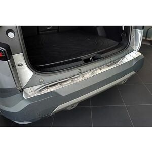 Avisa Edelstahl Heckstoßstangenschutz kompatibel mit Dacia Bigster 2024- 'Ribs', Silber Avisa Edelstahl Heckstoßstangenschutz kompatibel mit Dacia Bigster 2024- 'Ribs', Silber